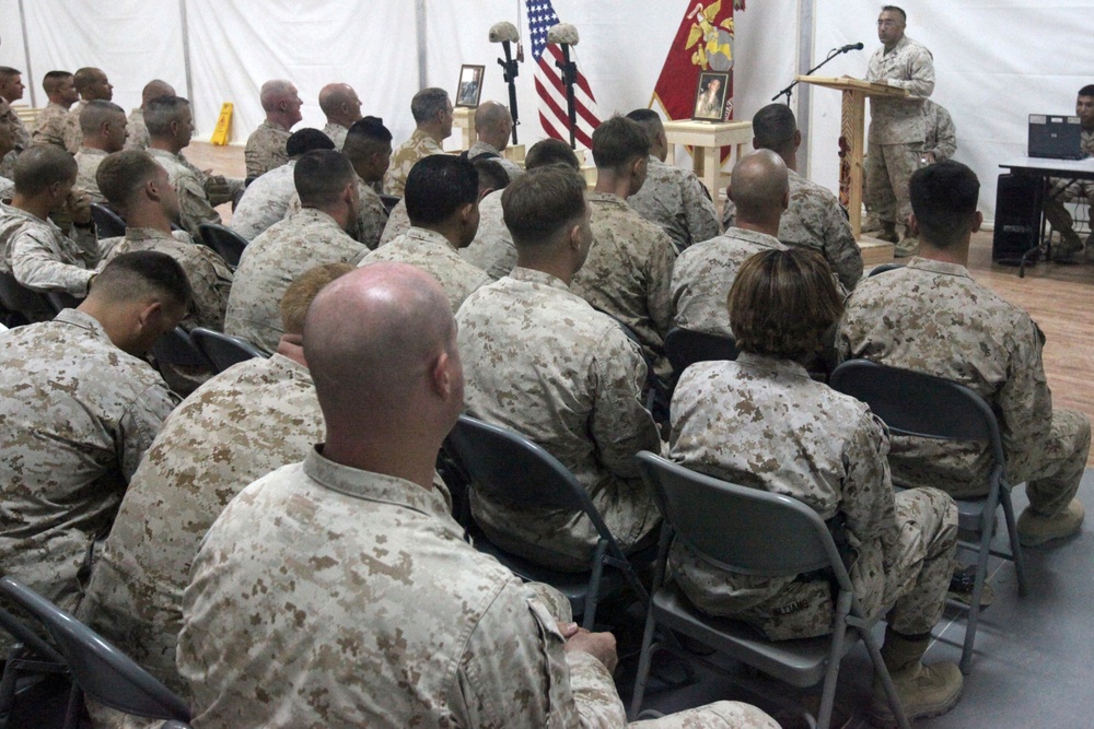 Marines Gather to Remember Fallen EOD Technican