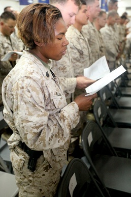 Marines Gather to Remember Fallen EOD Technican