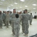 Transportation Company Soldiers hold Combat Patch Ceremony