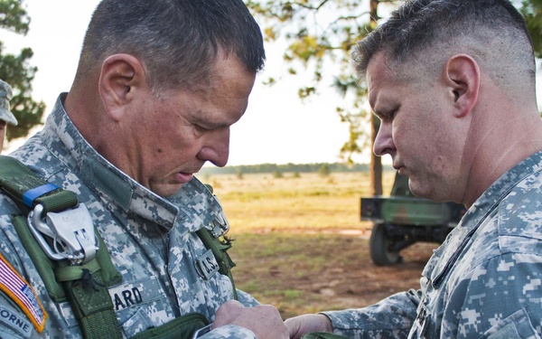Airborne operation at Fort Bragg