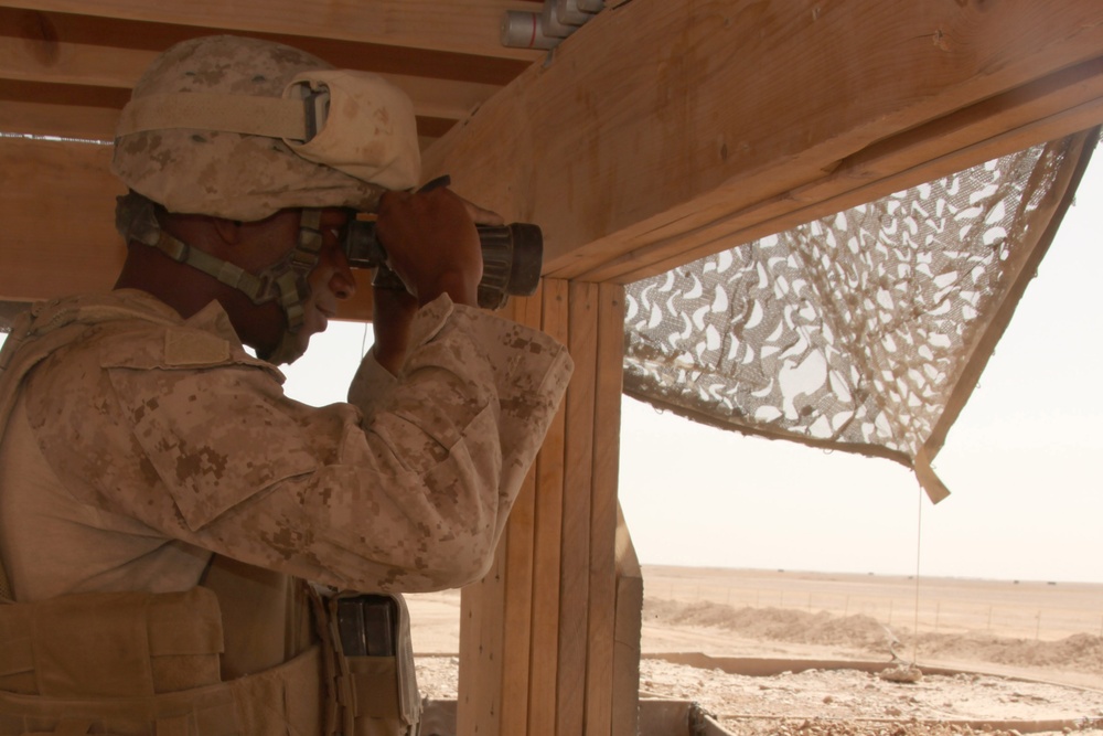 3rd MAW (Fwd) Marines augment Leatherneck defenses