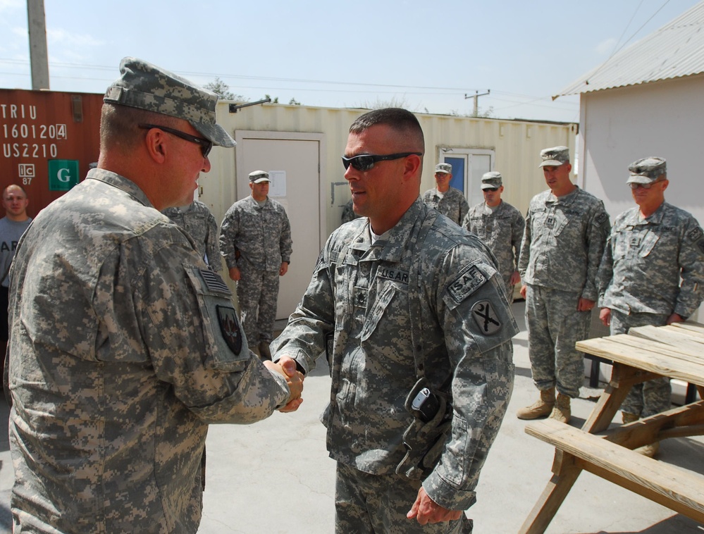 Greeleyville S.C. Soldier Promoted to Sergeant First Class in Afghanistan