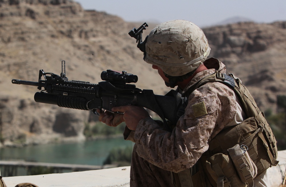 Kajaki Base takes indirect fire, forces enemy to flee