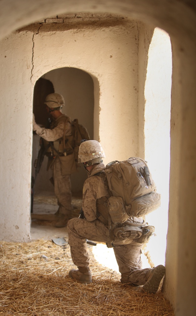 Kajaki Base takes indirect fire, forces enemy to flee