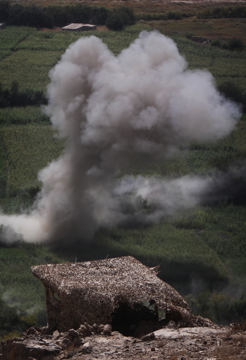 India Battery performs combat gardening