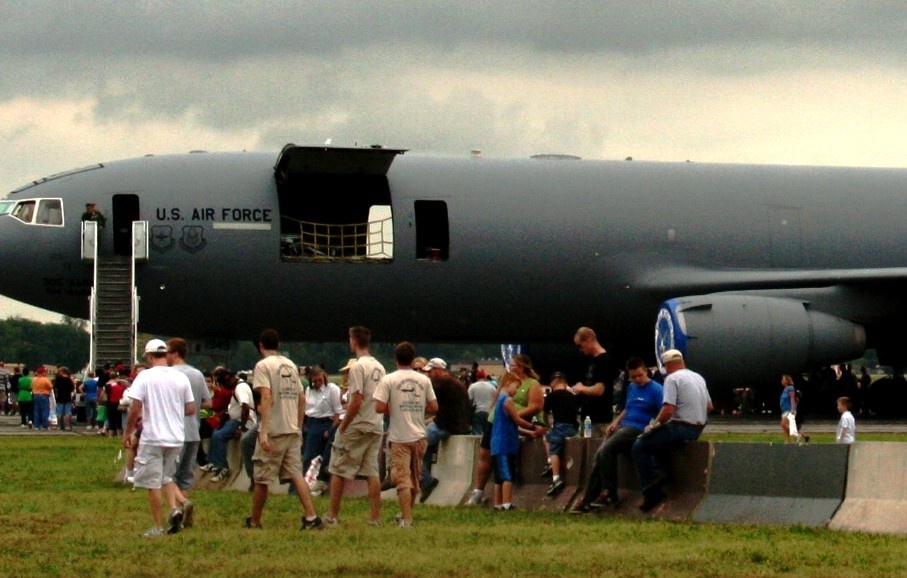 Joint Base McGuire-Dix-Lakehurst KC-10 Part of Display for Scott AFB Airshow