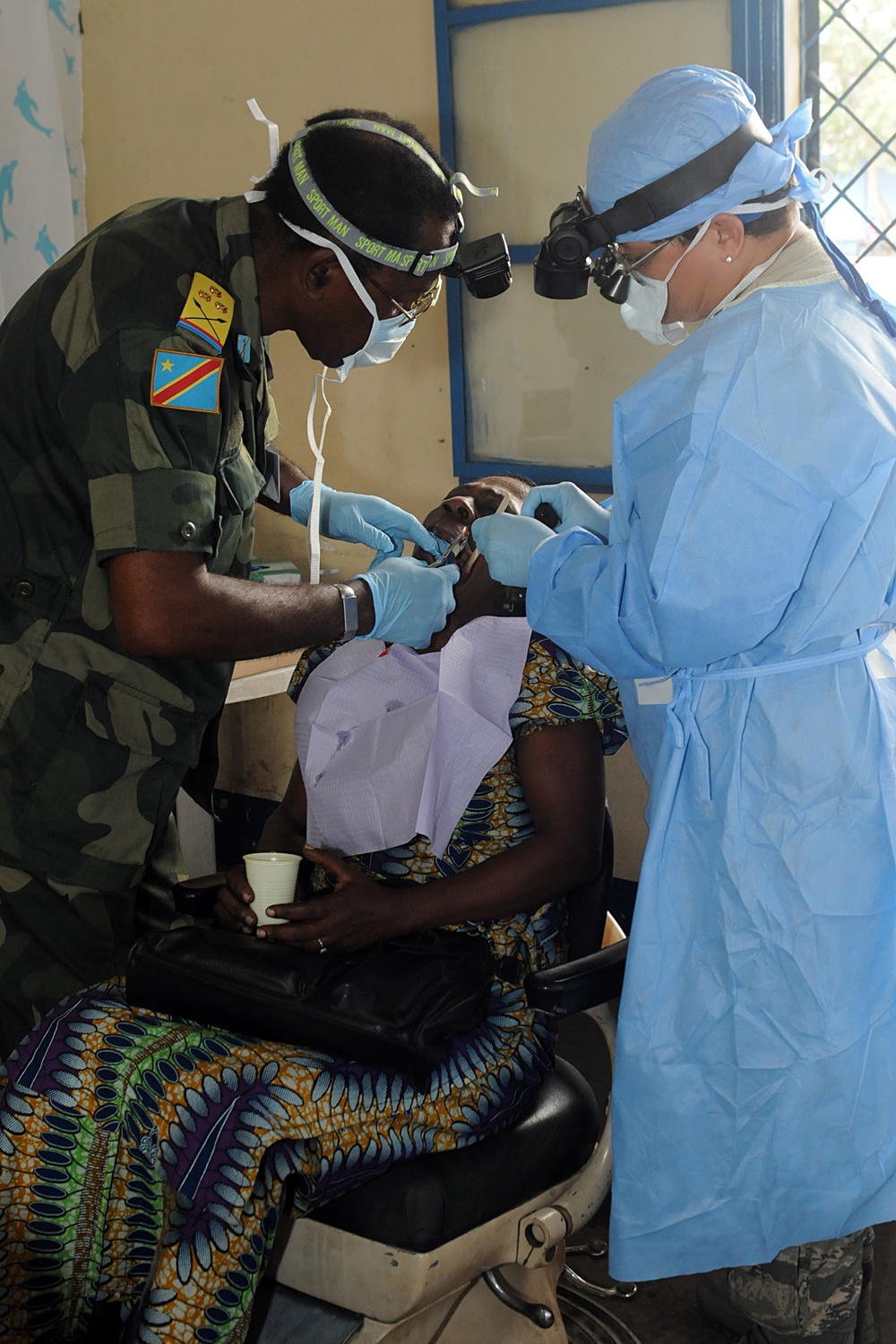 Air Force Reserve Dentist at MEDFLAG 10