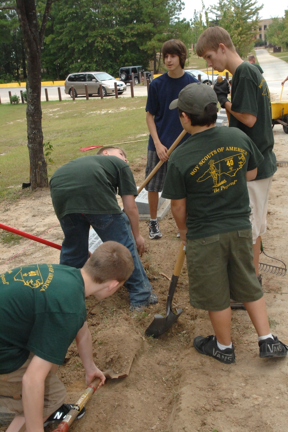 Boy Scouts Oversea the Completion of the 3rd Special Forces Memorial Walk on the Anniversary of 9/11