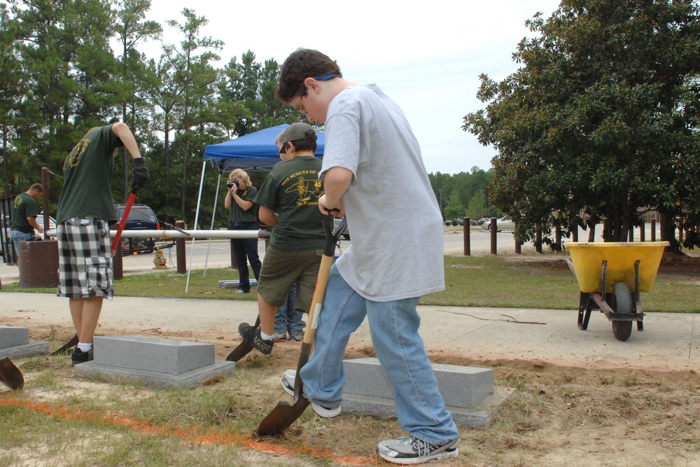 Boy Scouts Oversea the Completion of the 3rd Special Forces Memorial Walk on the Anniversary of 9/11