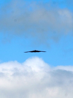 B-2 Spirit Performs During Scott AFB Airshow