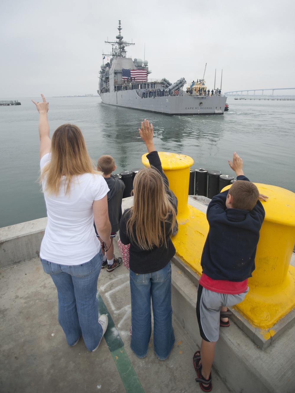 USS Cape St. George deploys