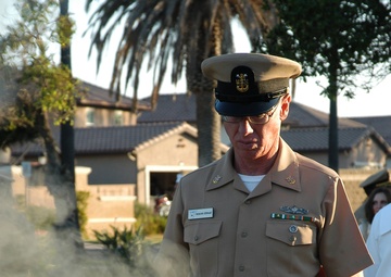 Flag retirement ceremony