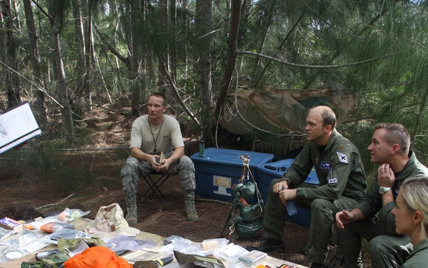Homestead Air Reserve Base, Coast Guard conduct pilot survival training