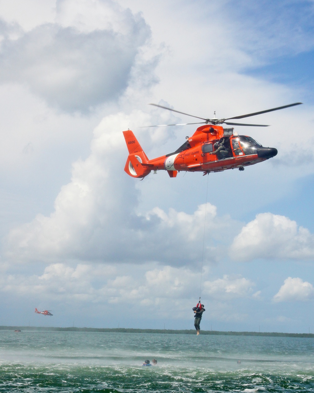Homestead Air Reserve Base, Coast Guard conduct pilot survival training