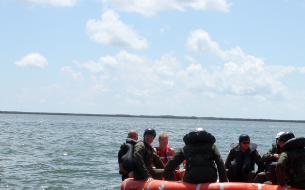 Homestead Air Reserve Base, Coast Guard conduct pilot survival training
