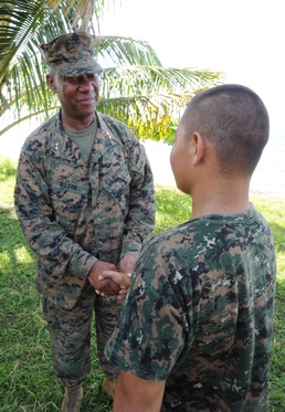 Marine Leaders Interact With U.S., Guatemalan Marines during Continuing Promise 2010