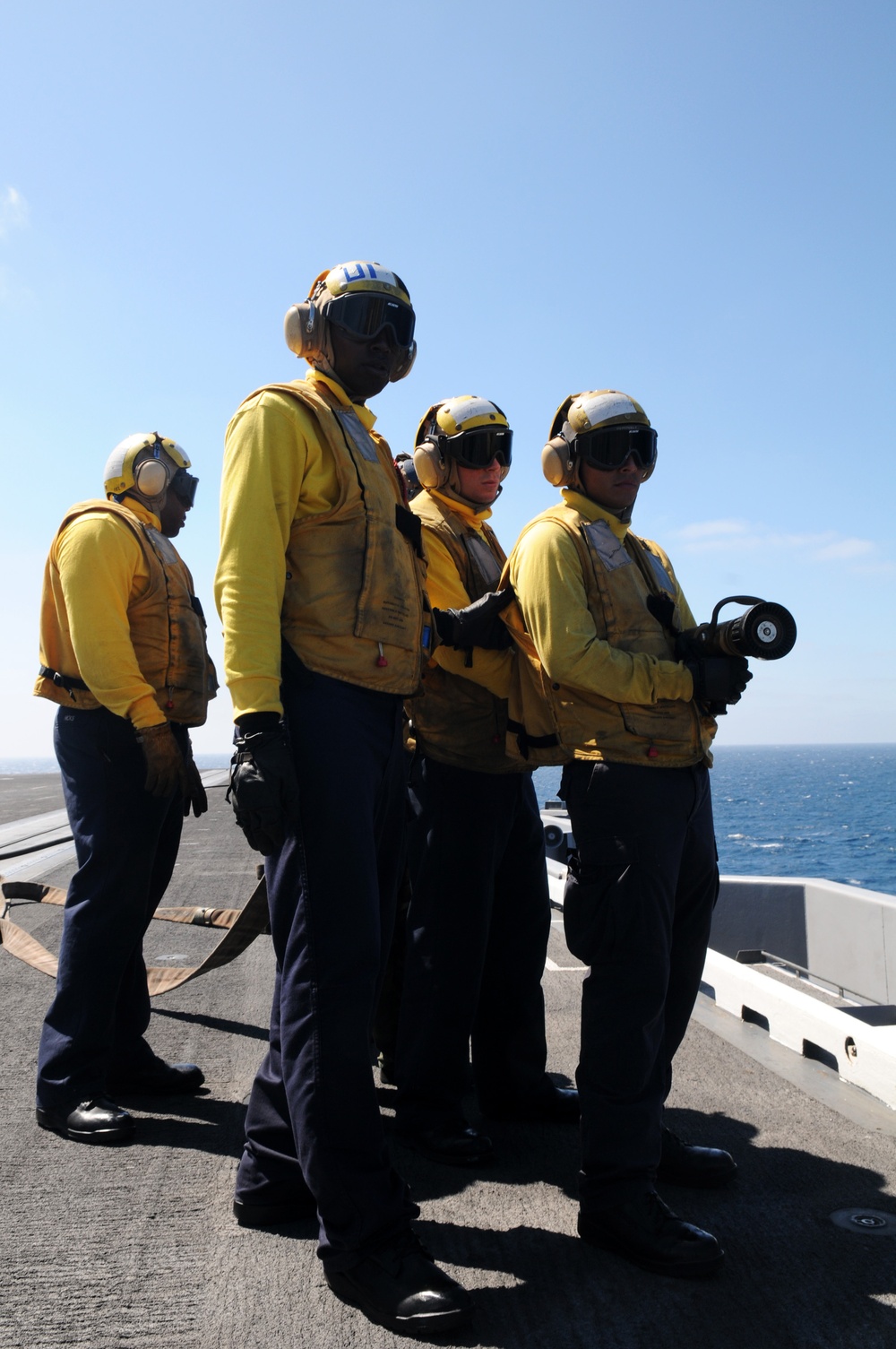 USS Ronald Reagan action