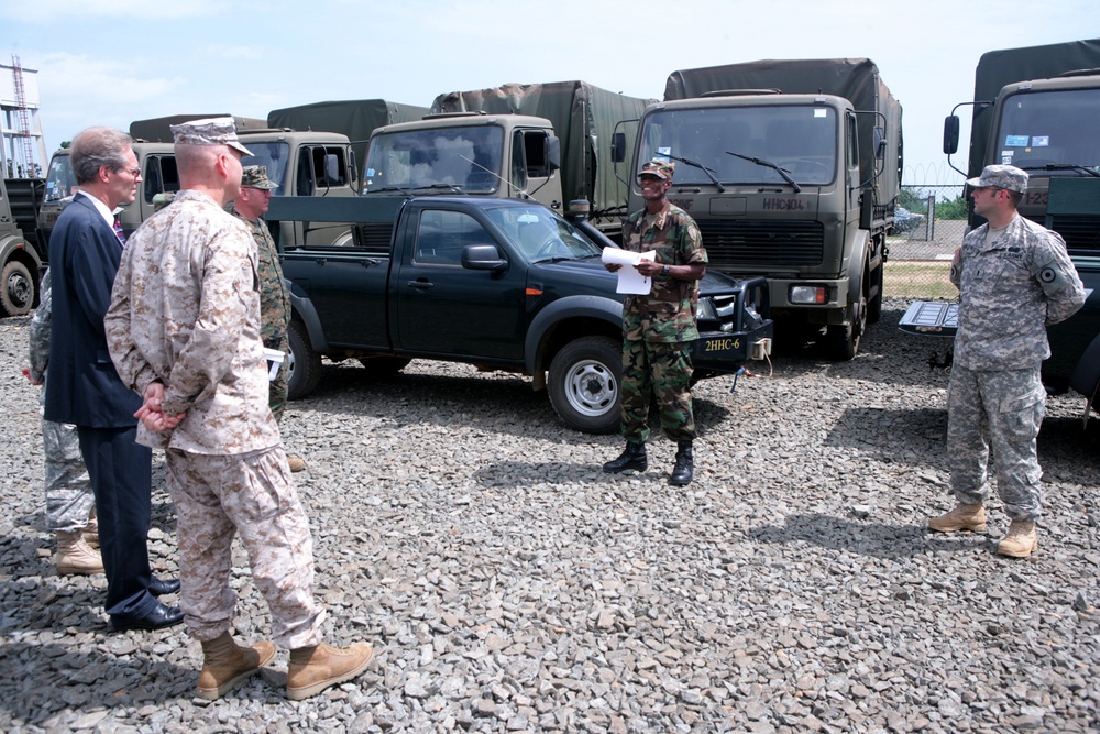 Marine Forces Africa Commander Visits Liberia, Gauges Progress of ONWARD LIBERTY Mentorship