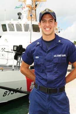 Coast Guard Petty Officer Collects for Charity