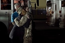 Families and Friends Bid Farewell to Marines and Sailors of RCT-1