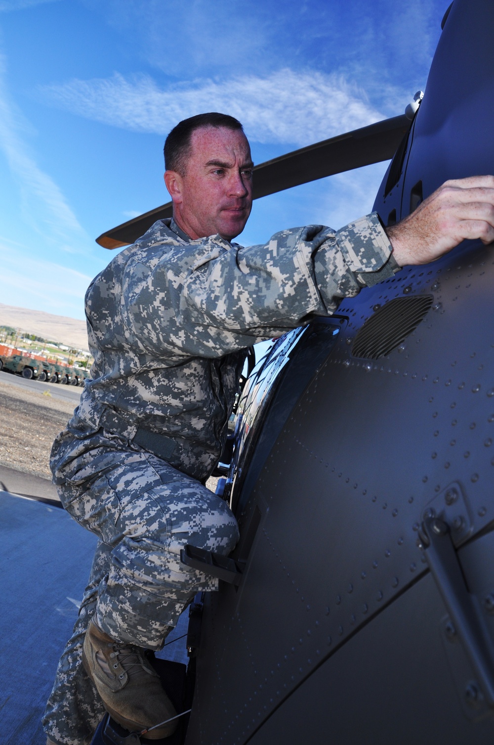 DVIDS - News - Yakima Training Center says goodbye Huey, hello Lakota