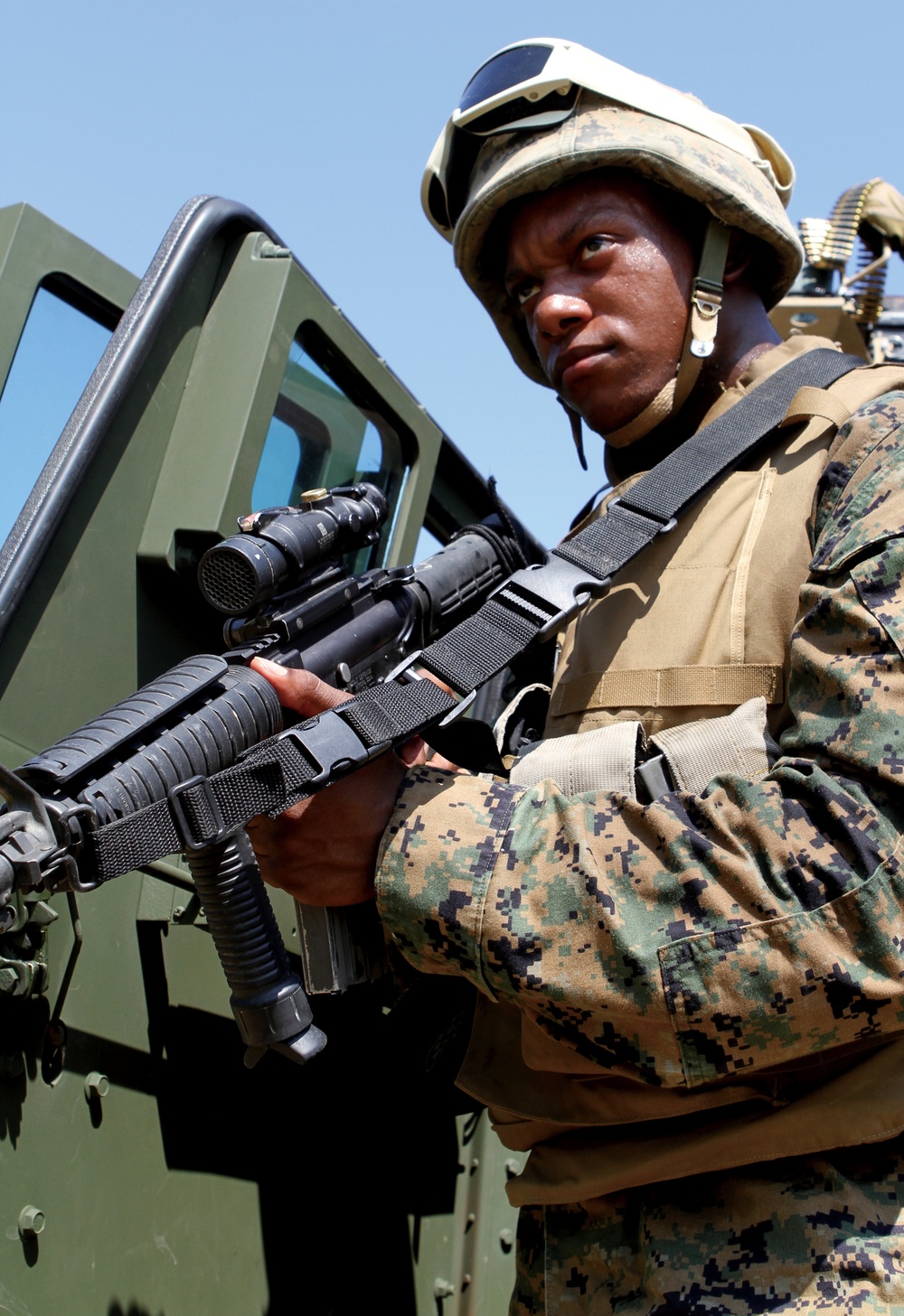 ROK, US Motor T Marines Practice Convoy Operations