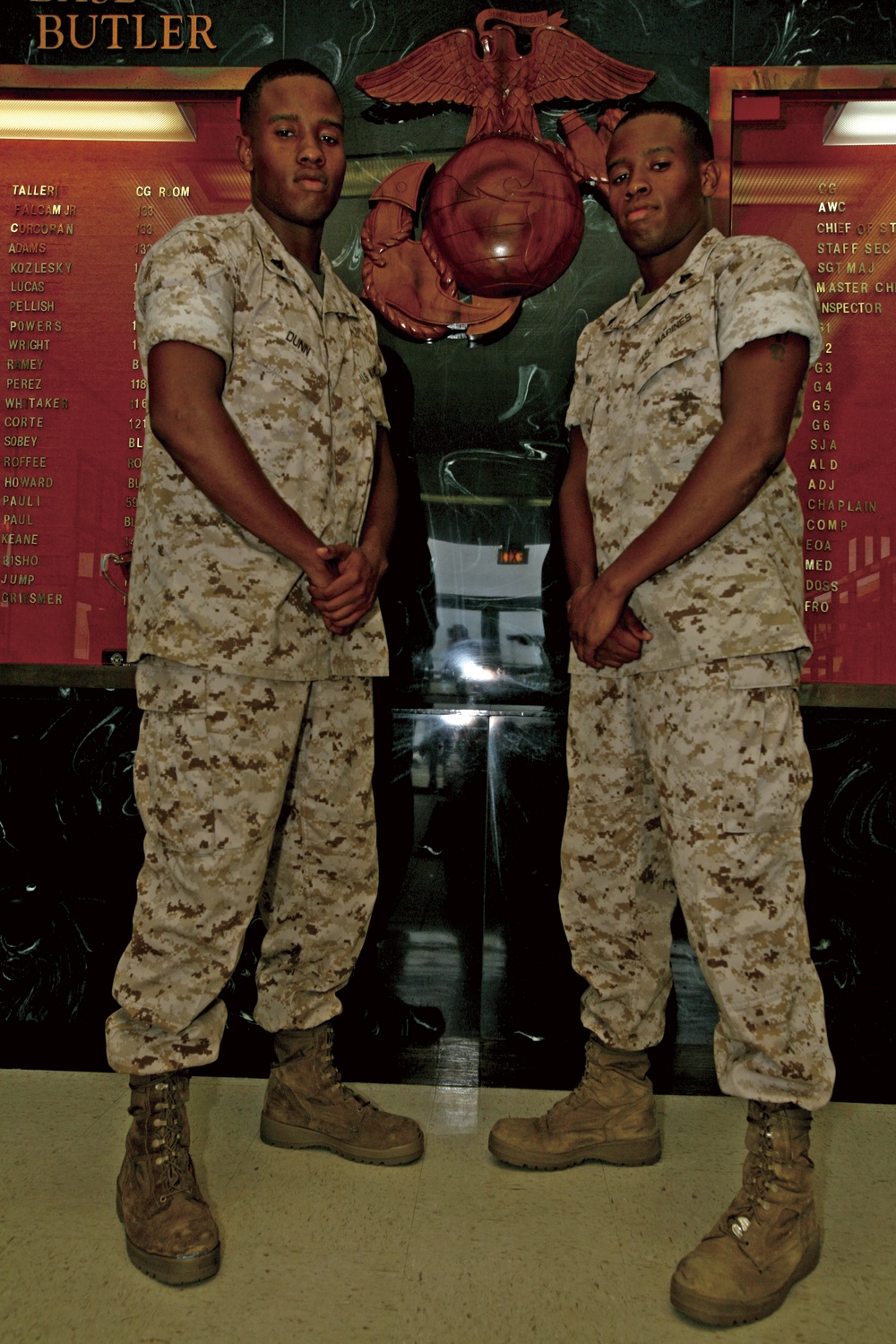 Born Together, Raised Together, Now Serving Together