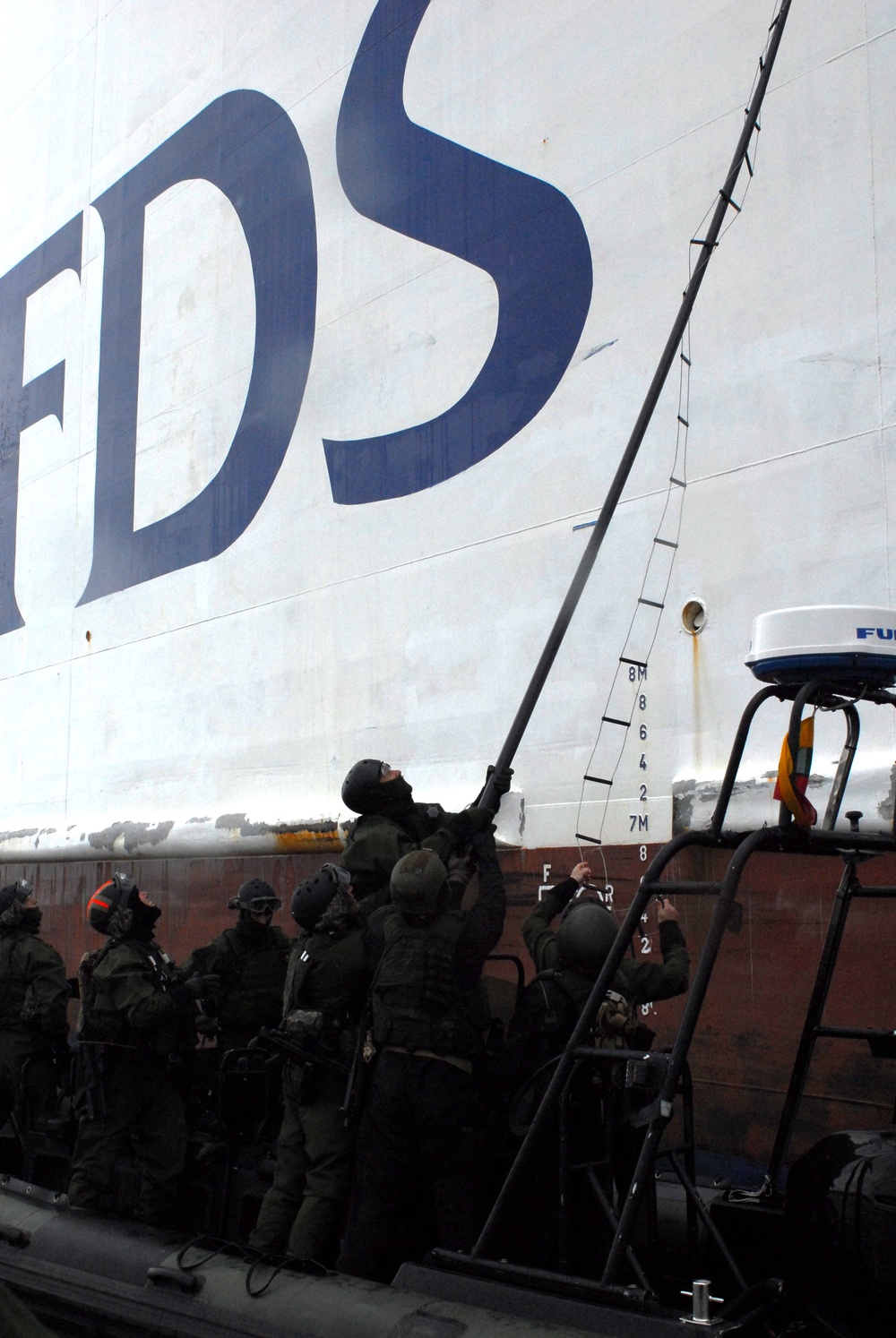 Lithuanian, Polish, and U.S. Special Operation Forces utilize Rigid-hulled Inflatable Boats to conduct Visit, Board, Search, and Seizure training