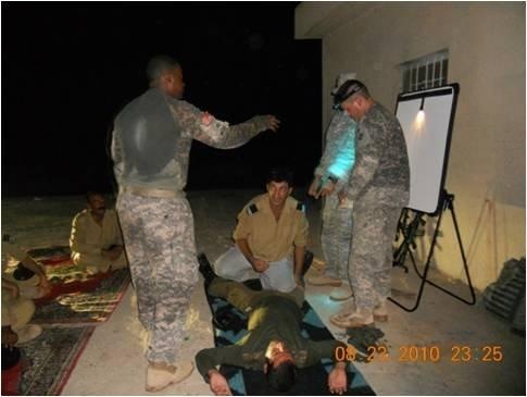 Iraqi border police train with Blackfoot