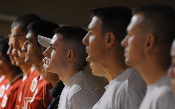 Niz Village and Transit Center compete in a sports day