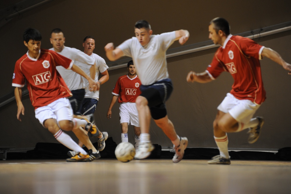 Niz Village and Transit Center Compete in a Sports Day