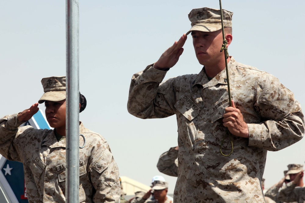 1st Marine Division (Forward) memorial ceremony honors its fallen heroes