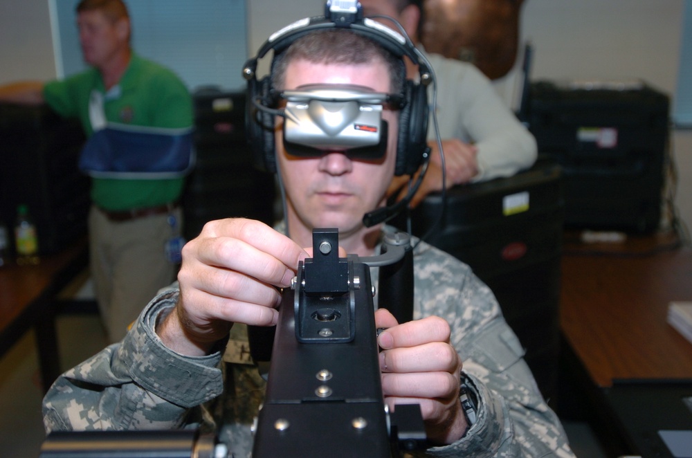 New York Army National Guard Soldiers Train With New .50-caliber Machine Gun Simulator