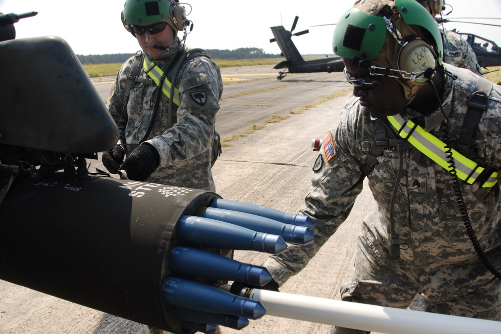 151st Aviation Trains at McEntire