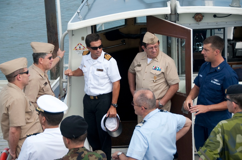 Foreign Liaison Officers Visit Coast Guard Sector Hampton Roads