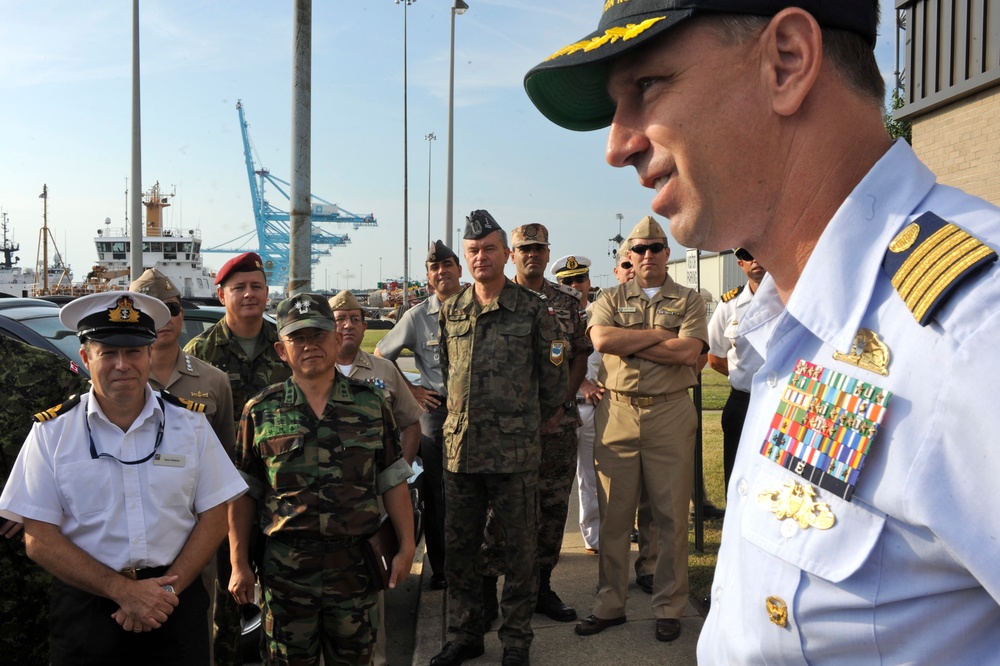 Foreign Liaison Officers Visit Coast Guard Sector Hampton Roads