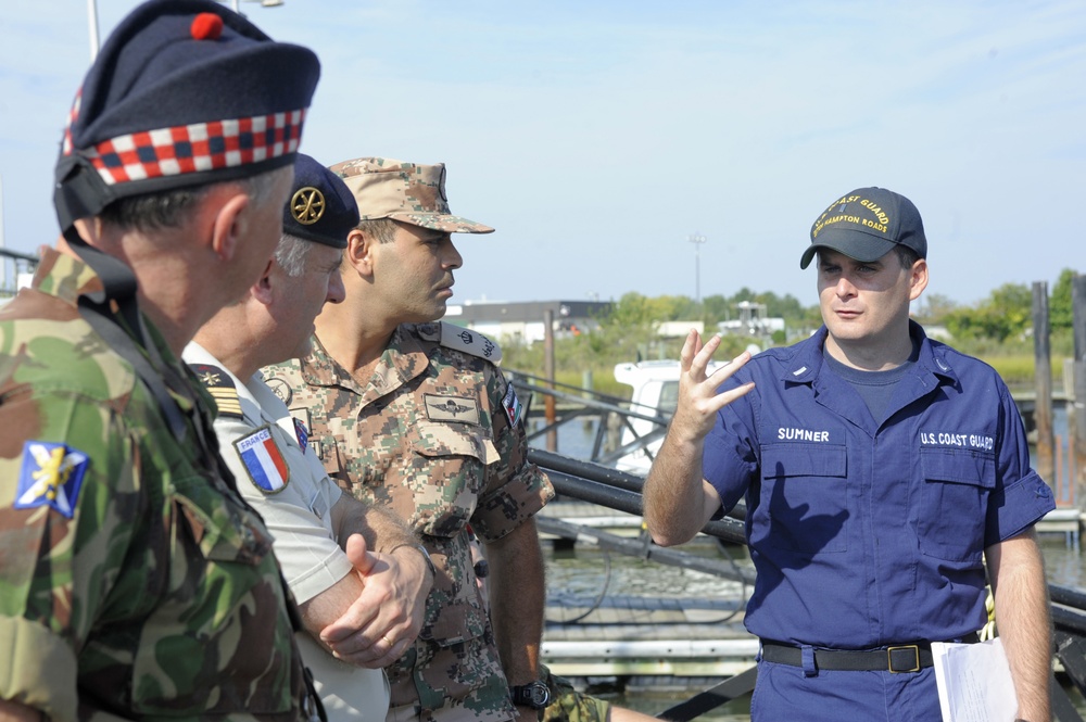 Foreign Liaison Officers Visit Coast Guard Sector Hampton Roads