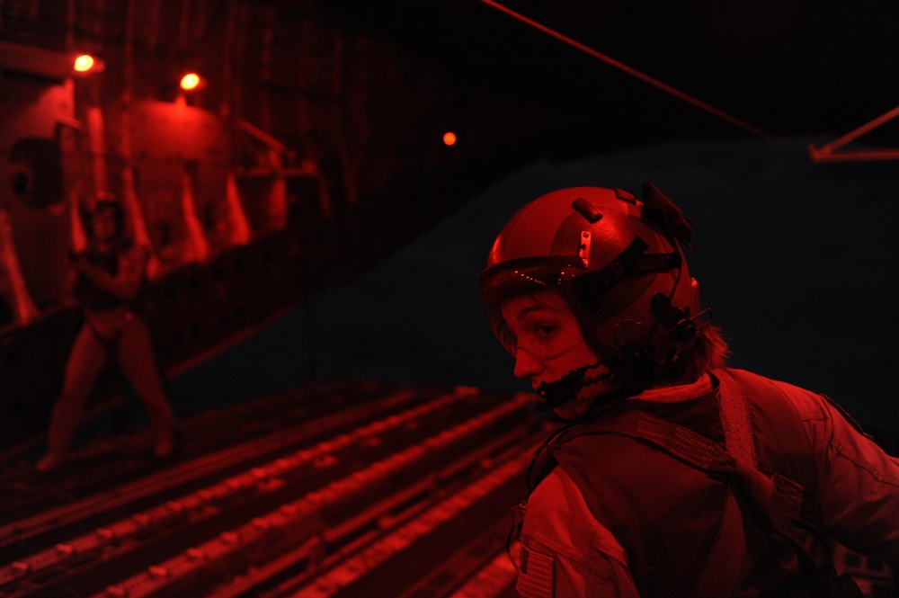 C-17 Air Drop over Afghanistan