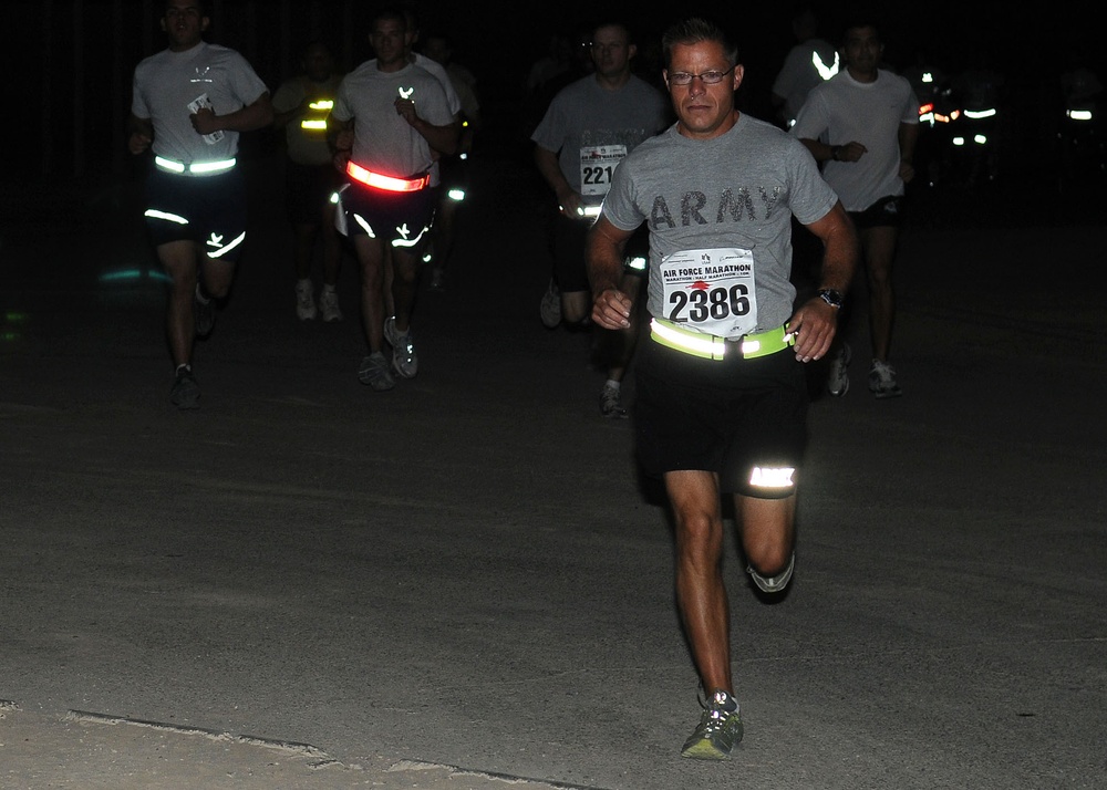 103rd ESC Soldiers Run Down Wins in Marathon