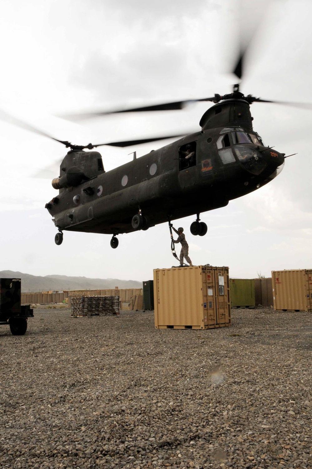 Currahees Sling Load Supplies Across Paktika Province