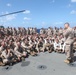 MEU Co visits Marines aboard USS Carter Hall