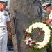 Sailors lay wreath