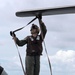 Marine secures helicopter