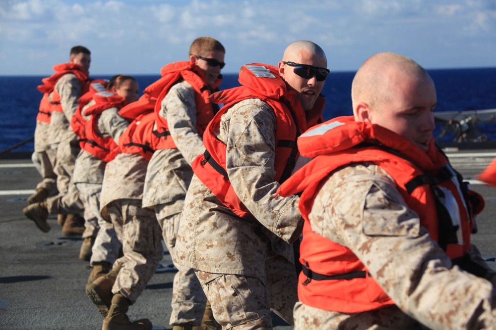 Refuel and Resupply USS Ponce