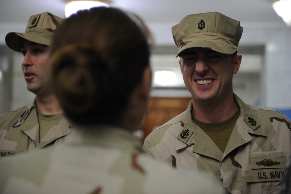 Navy Chief Petty Officer Pinning