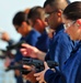 USS Pearl Harbor Crew Train With Handguns