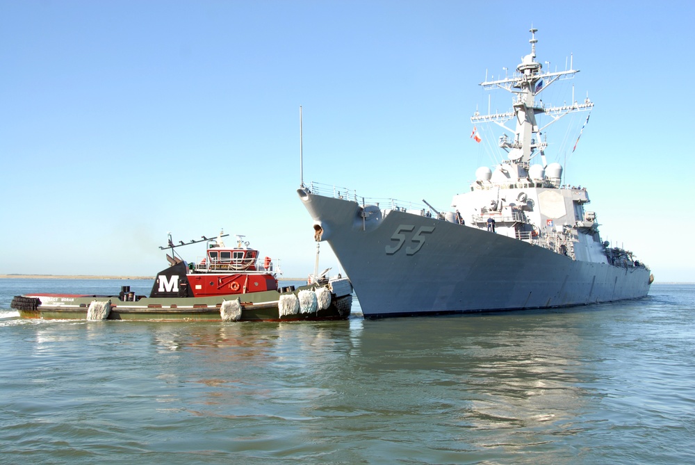 USS Stout departs Norfolk for Exercise Joint Warrior
