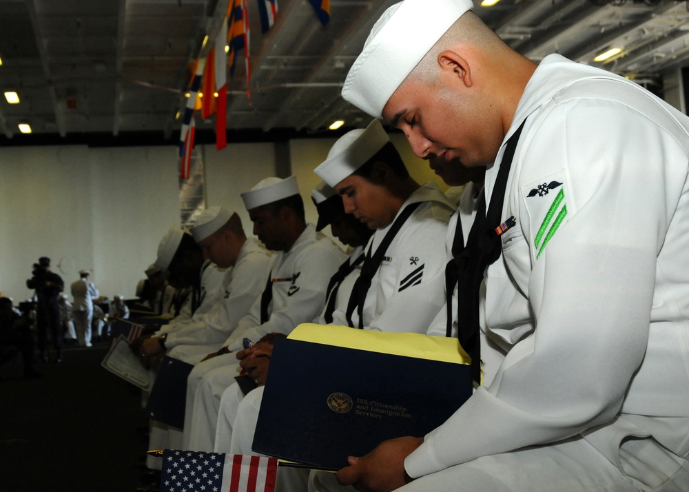 Naturalization ceremony