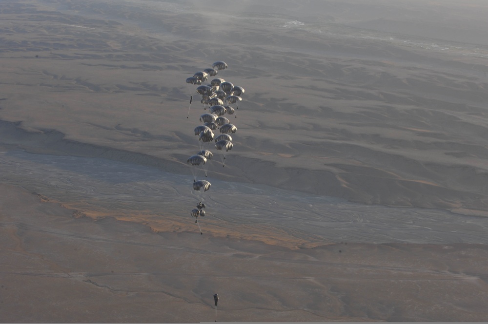 Record-setting Airdrops Sustain Troops at Forward Operating Bases