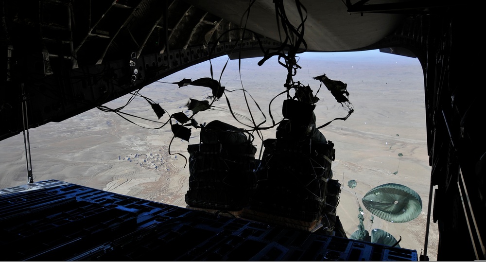 Record-setting Airdrops Sustain Troops at Forward Operating Bases